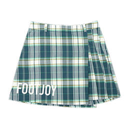 FOOT JOY 체크 빅로고 언발 스커트 상품 이미지